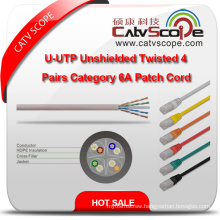 Structure Cabling U-UTP Unshielded Twisted 4 Pairs Category 6A Patch Cord
